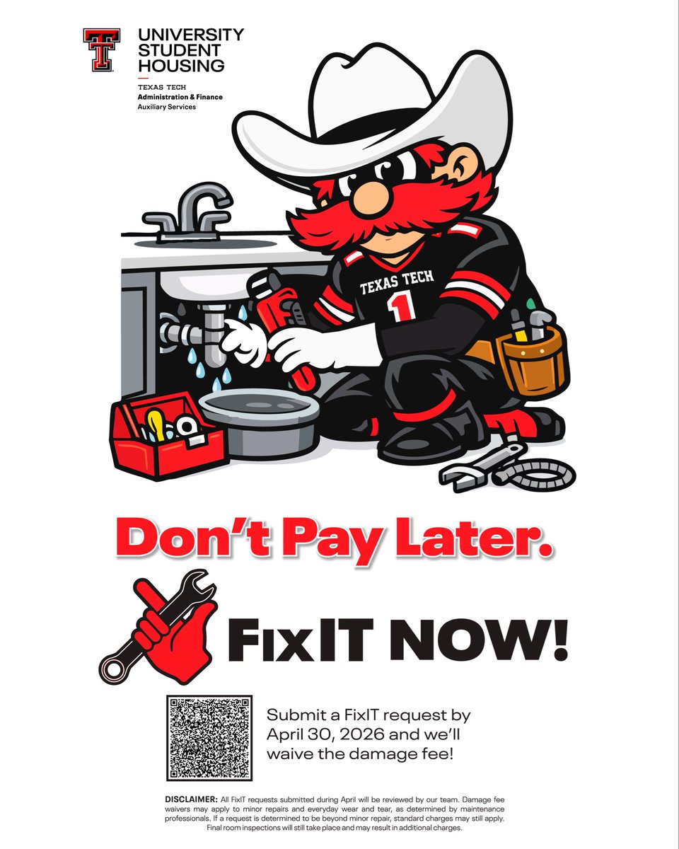 Texas Tech Housing tweet media
