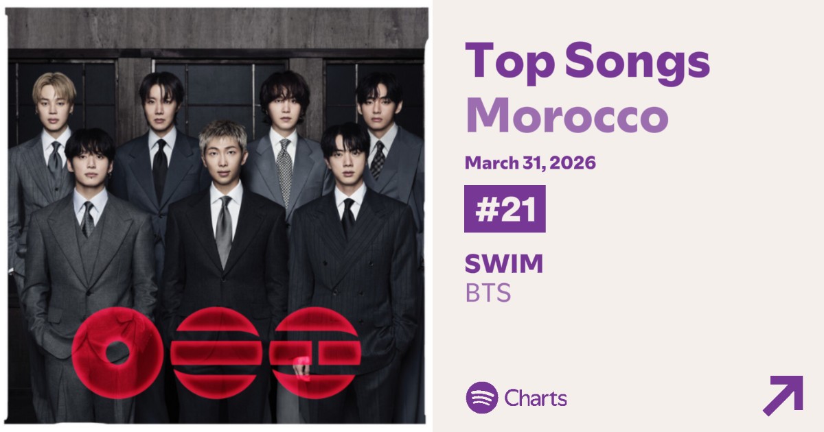 BTS Charts Morocco tweet media