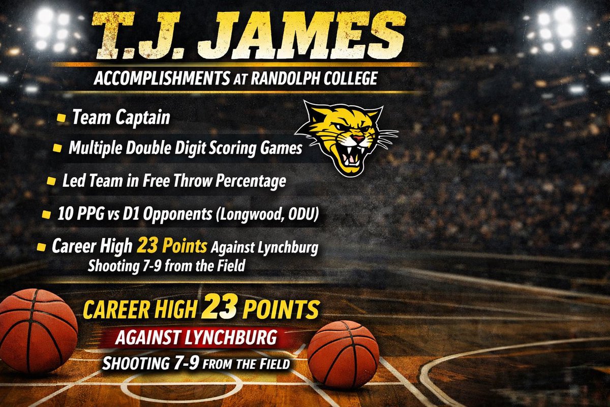 Timothyjamesjr5's tweet photo. After praying and thinking, and long talks with my family and loved ones, i have decided to enter the transfer portal with 2 years of eligibility left. 
I want to thank all of the Randolph College  staff for the opportunity and my teammates, and everyone who has supported me.🙏🏽 https://t.co/UwLipW5rBS