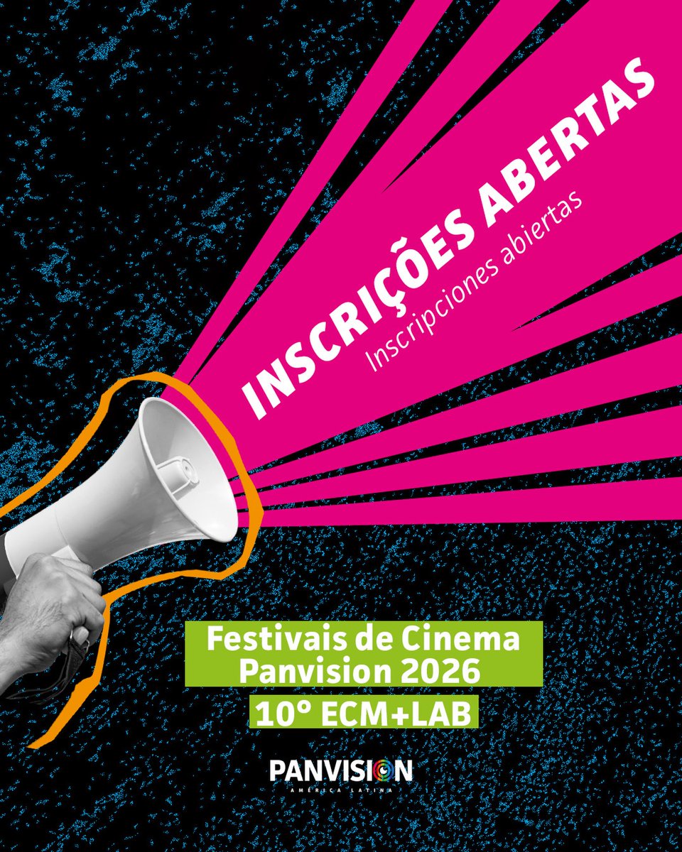 recam_mercosur's tweet photo. 📢 #Convocatoria 30° @FAMdetodos  📍septiembre en Santa Catarina, Brasil.

📅 Hasta 17/6 ✍ en el portal  🎬obras de todos los géneros, realizadas por productoras Mercosur y Asociados. Cortos, largos y videoclips desde 2025.

➡️https://t.co/SiZ4pXD2WH https://t.co/3mRkRcj8gR