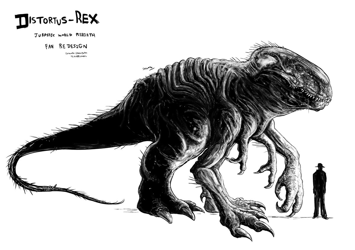 JeewakaBlckJckt's tweet image. Distortus-Rex from Jurassic World Rebirth with a Redesign by SLASHH Comics
#slashhcomics #jurassicpark #dinosaurus #Drex #jurassicworld #JurassicWorldRebirth @JurassicWorld