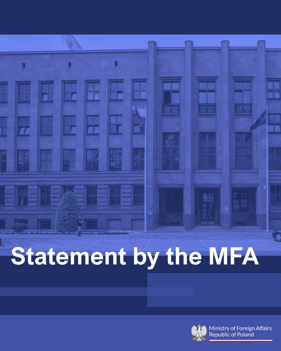 Ministry of Foreign Affairs 🇵🇱 tweet media