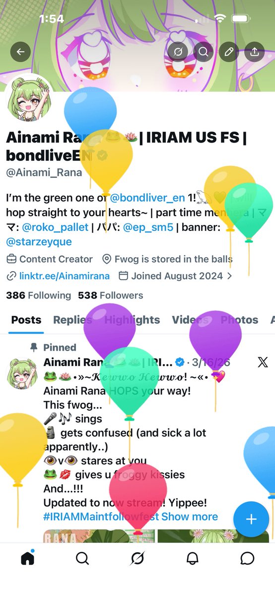 Ainami Rana 🐸🪷| IRIAM US FS | bondliveEN tweet media