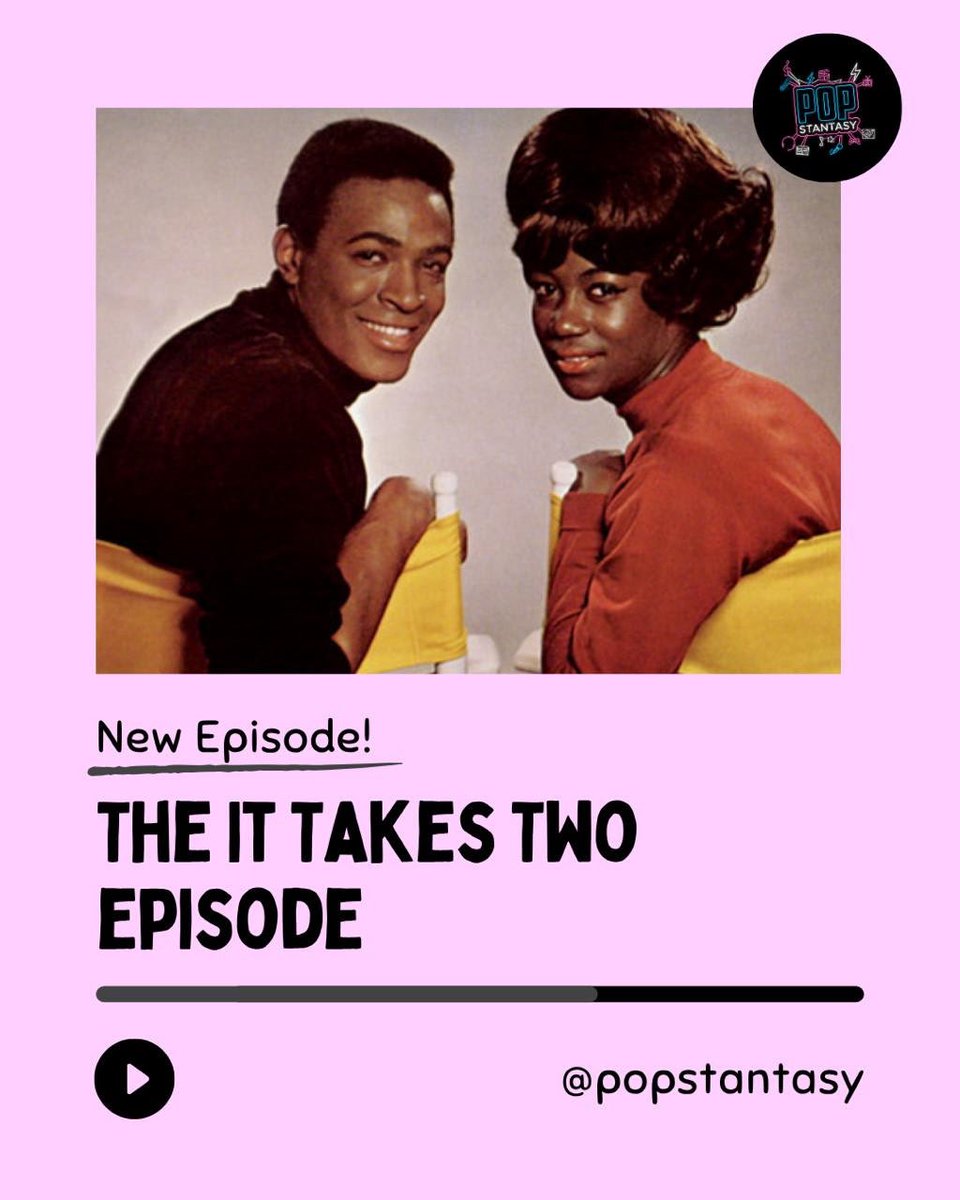 popstantasy's tweet photo. Hey Poppers ✨

Two is always better than one right?

We’ve picked 6 iconic duets songs to create a masterful playlist. 

“The It Takes Two Episode” is Out Now! 

Apple Podcasts: https://t.co/lciU231on6

Spotify: https://t.co/sEgcRFGdN4 https://t.co/8OPHOmS5ho