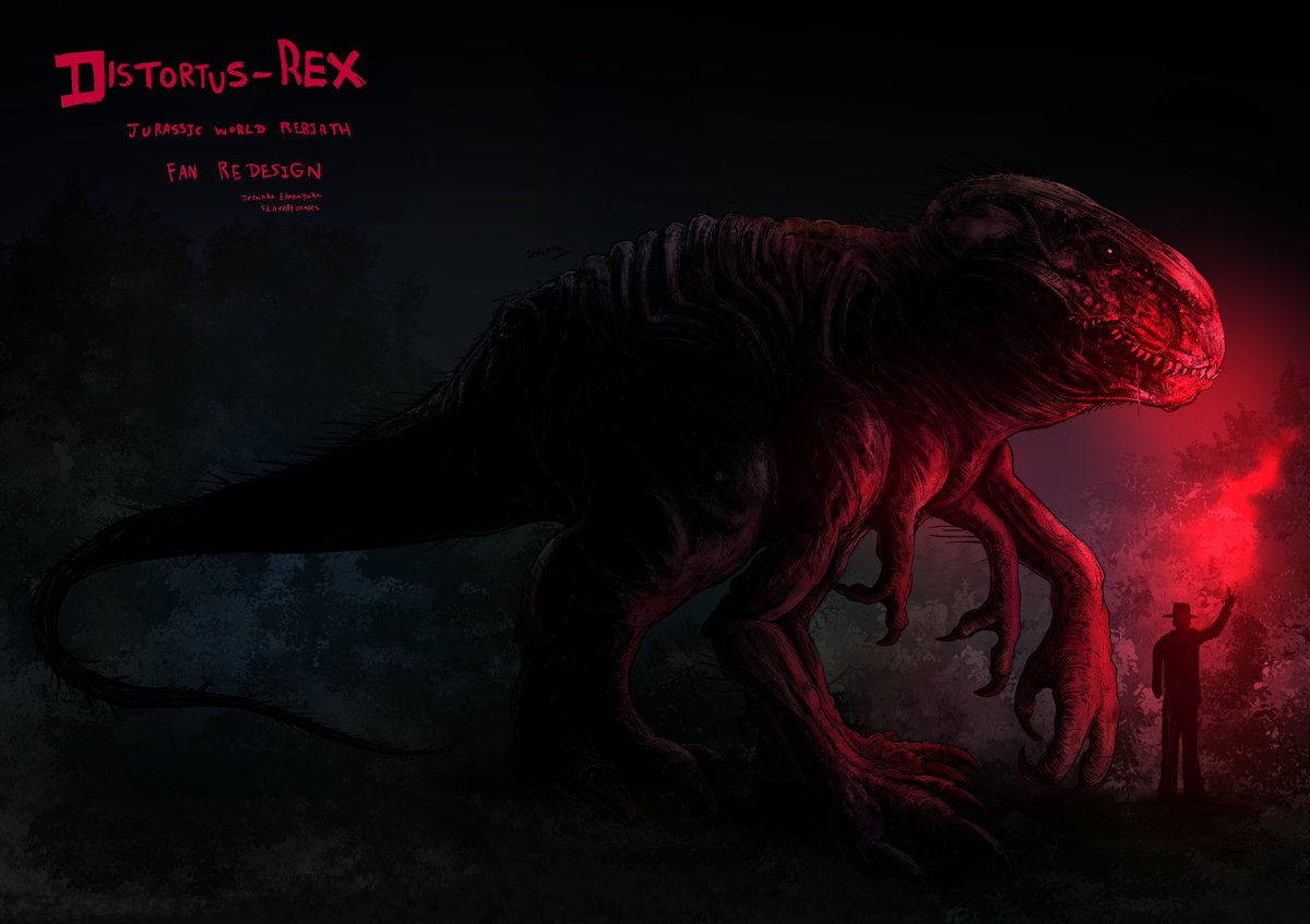JeewakaBlckJckt's tweet image. Distortus-Rex from Jurassic World Rebirth with a Redesign by SLASHH Comics
#slashhcomics #jurassicpark #dinosaurus #Drex #jurassicworld #JurassicWorldRebirth @JurassicWorld