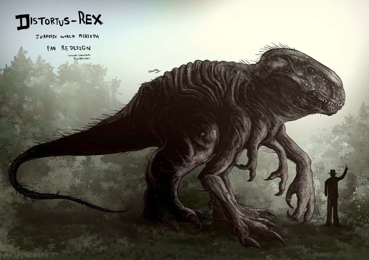 JeewakaBlckJckt's tweet image. Distortus-Rex from Jurassic World Rebirth with a Redesign by SLASHH Comics
#slashhcomics #jurassicpark #dinosaurus #Drex #jurassicworld #JurassicWorldRebirth @JurassicWorld