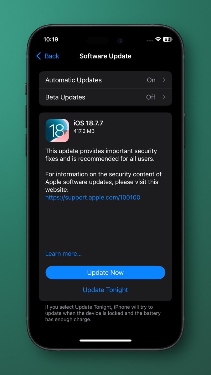 the iOS guy tweet media