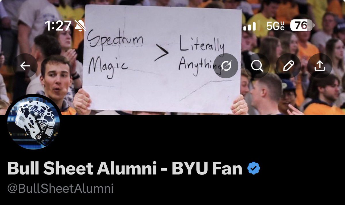 Bull Sheet Alumni - BYU Fan tweet media