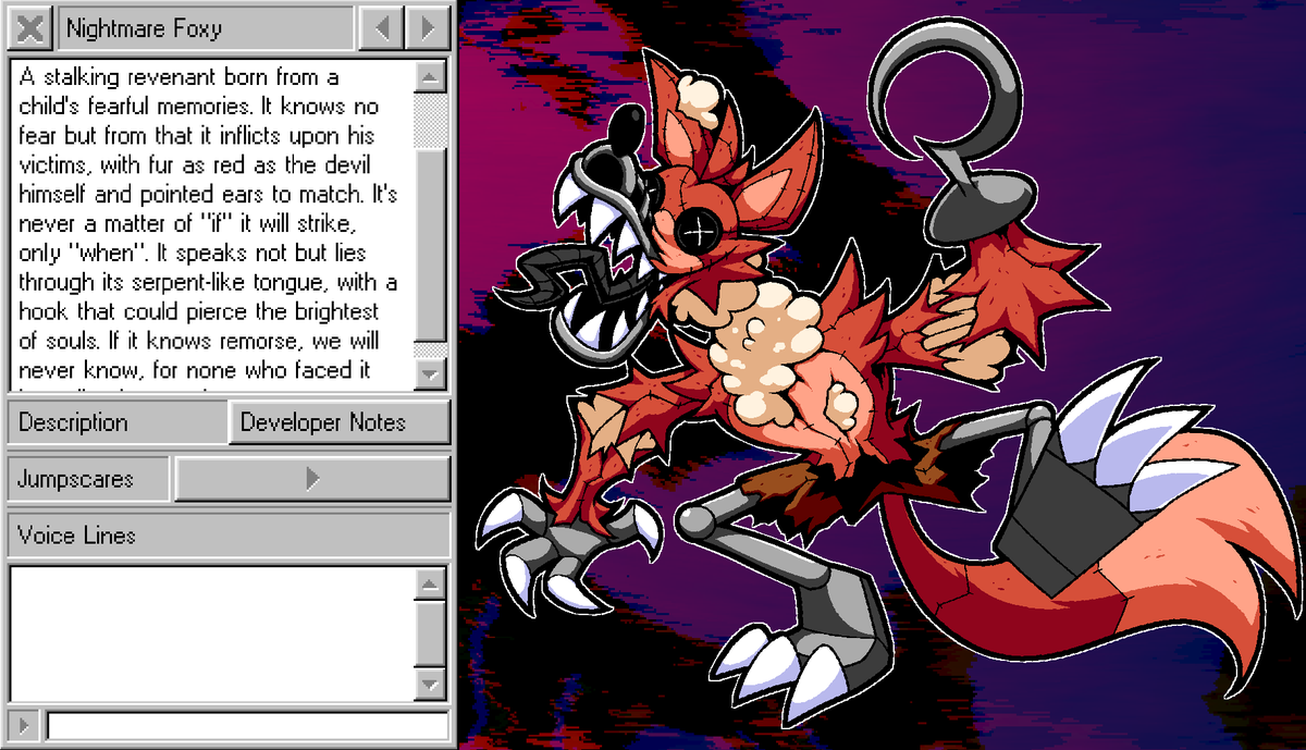 Nightmare Foxy tweet media