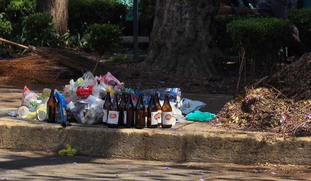 Junior_Jimenez's tweet photo. @AccionesBJ @BJAlcaldia El problema con la basura continúa. El señor que limpia el parque Francisco Zarco, colonia del Periodista, sigue tirando la basura en la banqueta en lugar de ponerlo en un contenedor. ¿Nos pueden ayudar con esa mala práctica por favor? https://t.co/EQsSiI8vIk