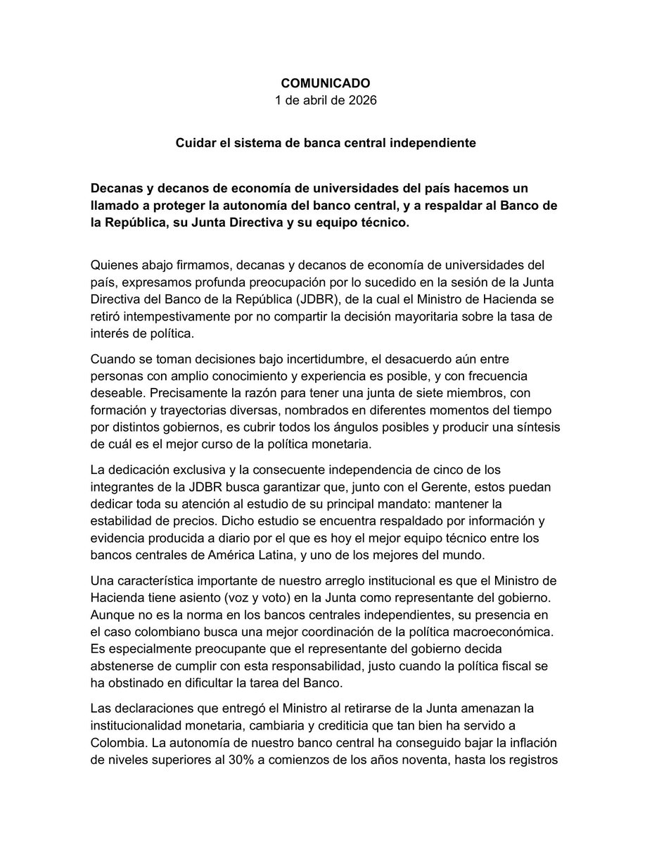 Economía Uniandes tweet media