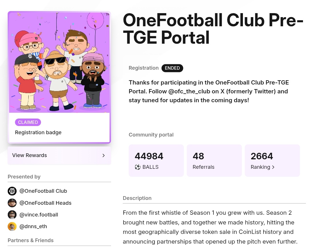 alidrop_x's tweet image. Started as just a fan… ❤️
Today standing as a #SuperFan — Alhamdulillah 🙌

44984 ⚽ BALLS
48 🤝 Referrals
Rank #2664 📊

From zero to here consistency belief &amp;amp; daily grind paid off 💪

This isn’t luck… this is commitment.

🚀 $OFC #TGE —09.04.2026

We came early…
We stayed