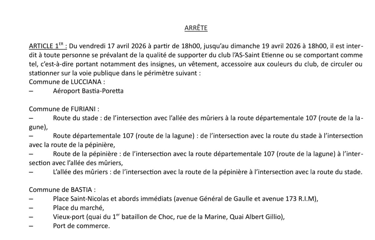 Association de Défense des Supporters Stéphanois tweet media