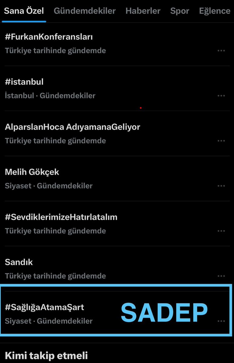 SAĞLIKÇI DESTEK PLATFORMU tweet media