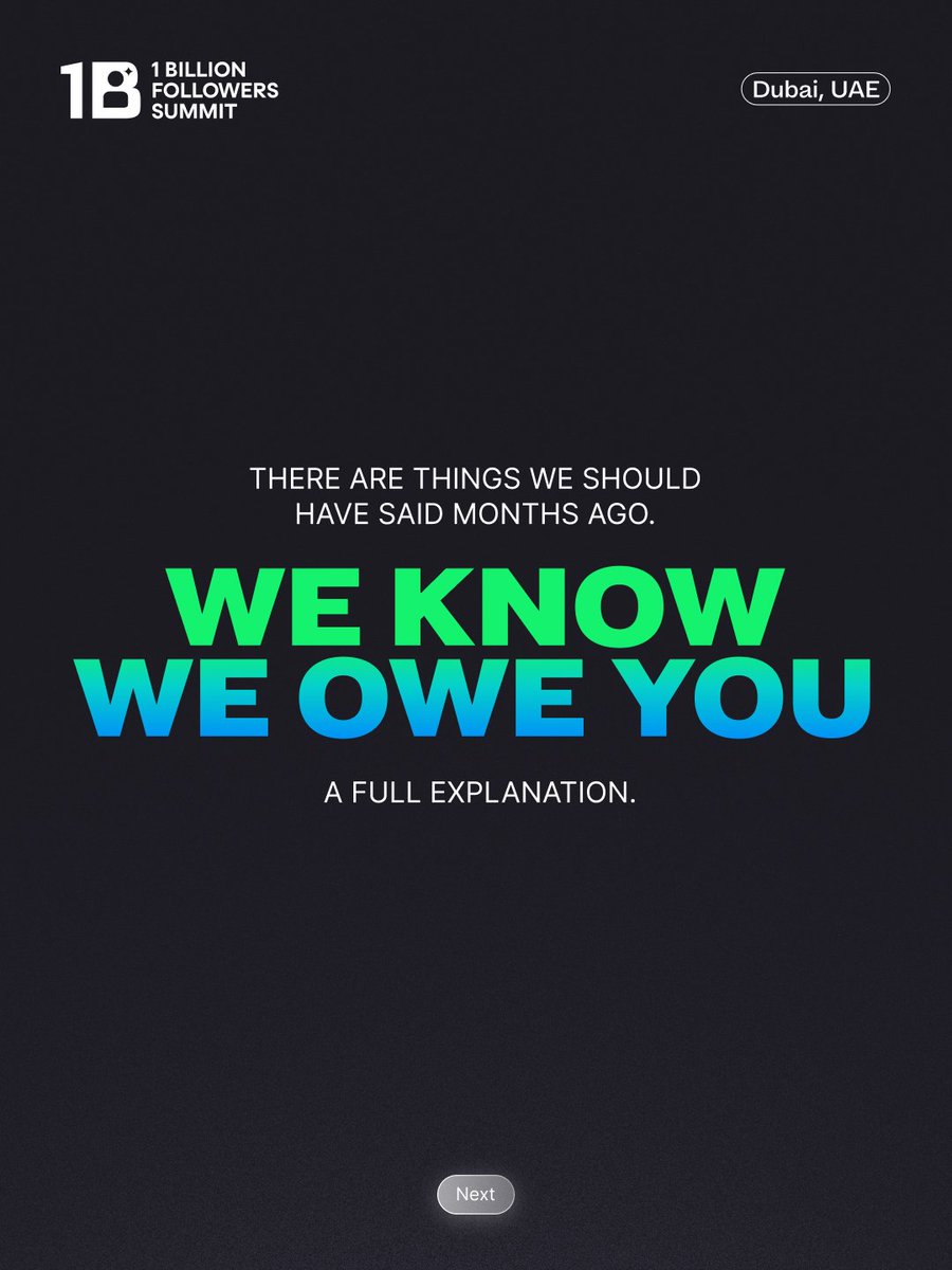 1 Billion Followers Summit tweet media