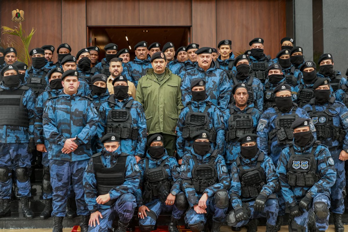 TheLibyaUpdate's tweet image. Deputy Commander-in-Chief, Lieutenant General Saddam Haftar, conducts a field visit to the headquarters of the General Administration of Central Support in #Benghazi.

The #Libya Update