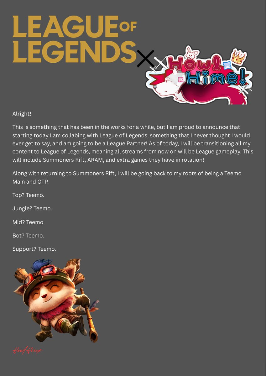 HowlHime | Demon Wolf of Chaos | V-YOU tweet media