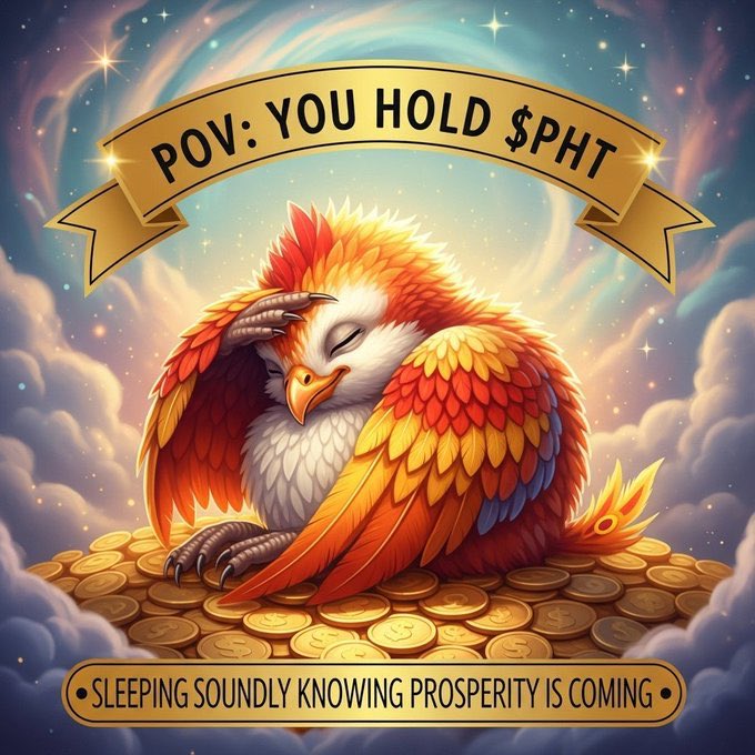 Happy new month peeps 🐦‍🔥🔥
You’re still sleeping on $PHT?? 🐦‍🔥
This isn’t just another token…
It’s designed to BURN supply 🔥
Every transaction = tokens gone forever
Early ones are winning 💰
Don't fade Phoenix token.
 #Theodinarymantoken ☺️
<a href="/PhoenixToken0/">Phoenix Token 🐦‍🔥🔥</a>  <a href="/DPatient_Bull/">D_patientB🐂ll ◻️</a>
