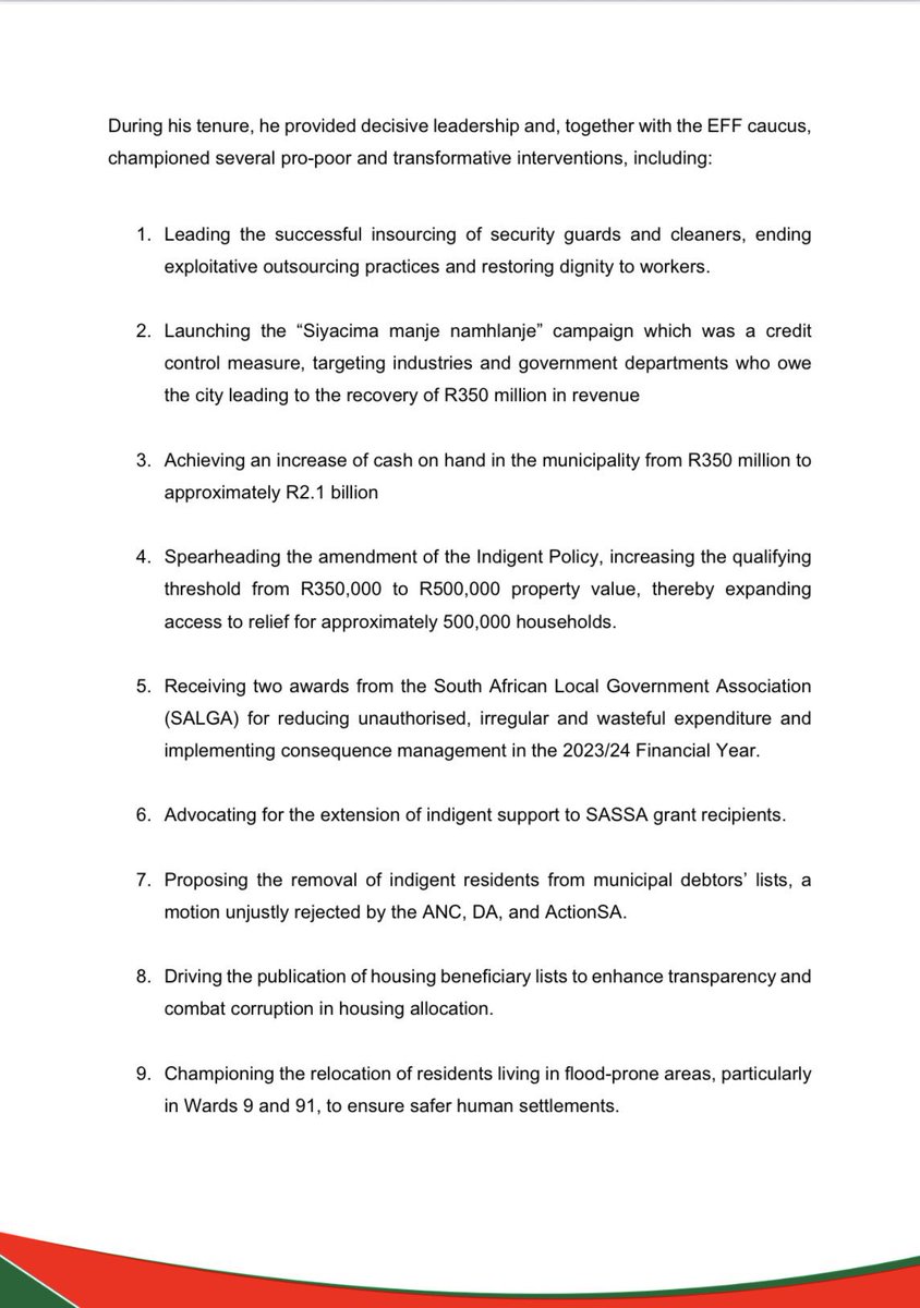 EFF Gauteng tweet media