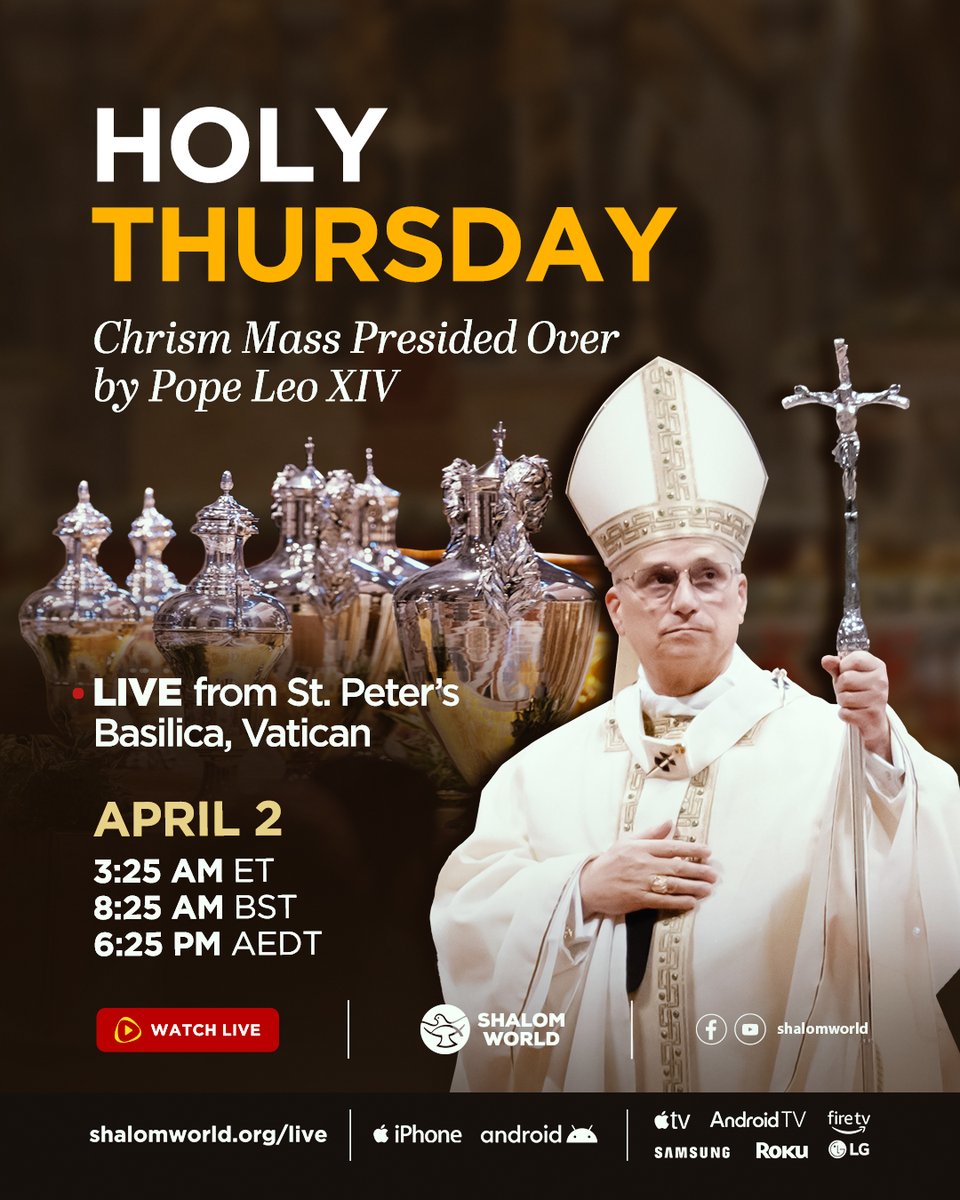 Shalom World tweet media