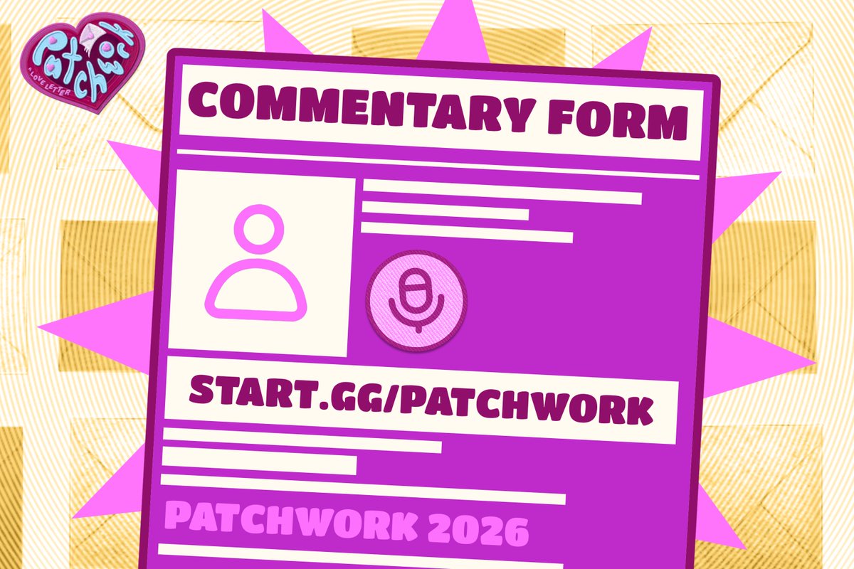 Patchwork 2026: A Love Letter 💌 tweet media