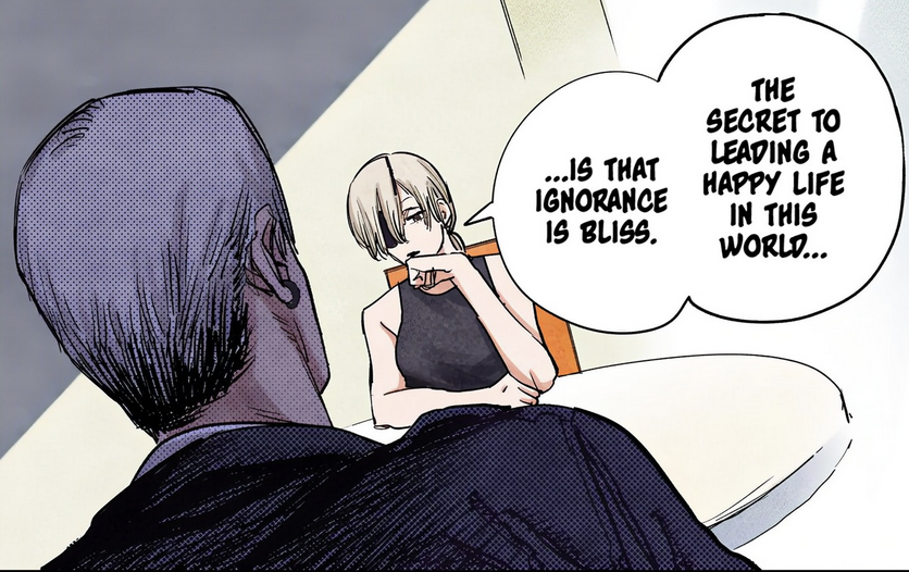 Palpably Feel this entire scene is phenomenal, the dynamic between kishibe and quanxi ...