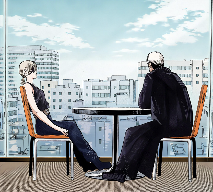Palpably Feel this entire scene is phenomenal, the dynamic between kishibe and quanxi ...