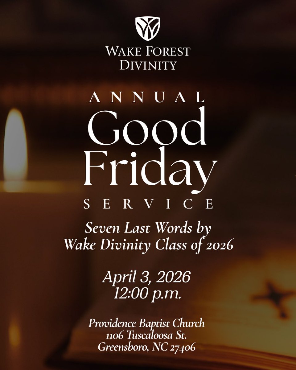 Wake Forest University School of Divinity tweet media
