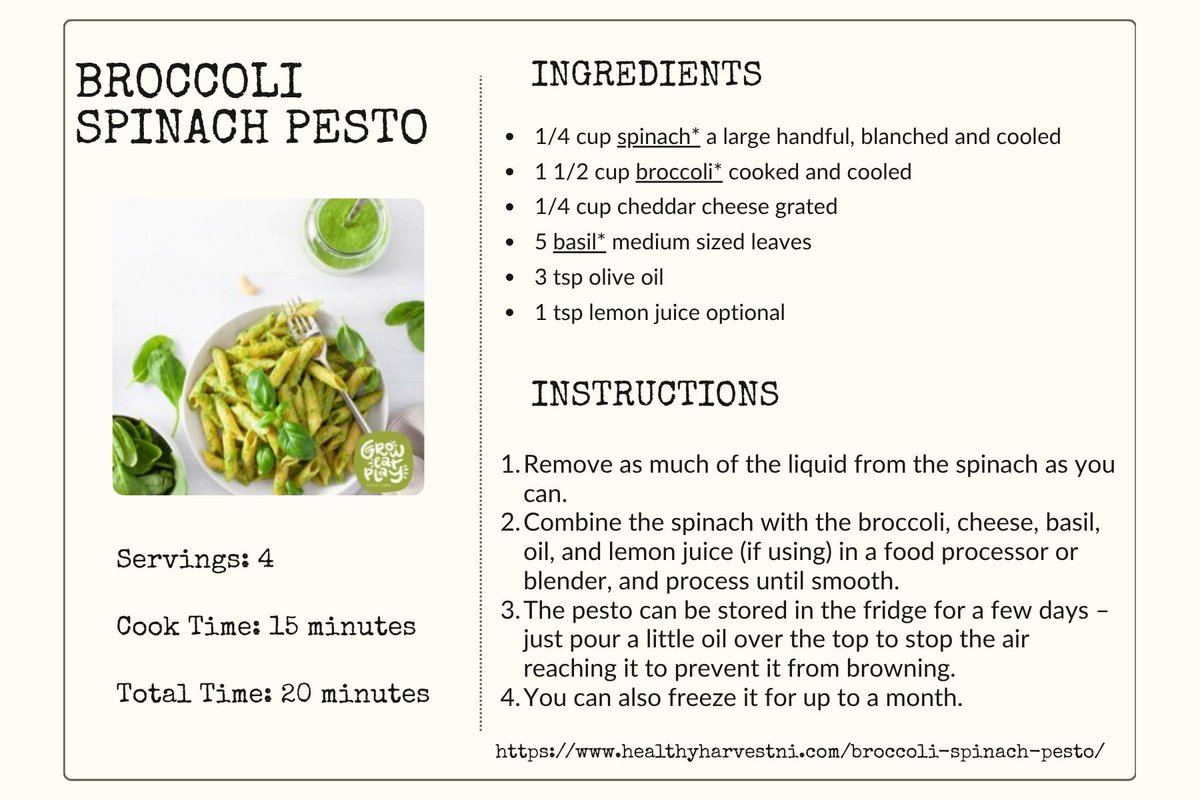 unilocalfood's tweet photo. ✨ Recipe of the Week: Broccoli Spinach Pesto✨
https://t.co/4HhZh0MB5f
https://t.co/wKwX2suDKu
#recipe #groweatplay #localfood #local #community #farmersmarket #localfoodsystems #garden #communitygarden #harvest #healthyharvestofnorthiowa #unilocalfoodprogram https://t.co/agw31IsvUg
