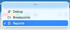 acorscadden's tweet photo. Wow! This new tab selector in Xcode 26.4 is terrible! I guess I need to finally learn the shortcuts for these. https://t.co/sbUO6QzVeM
