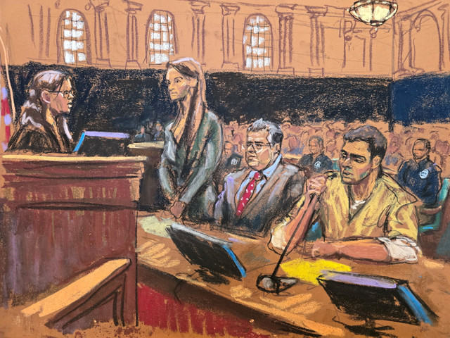 Luigi_Archive's tweet photo. ❗ New court sketch from Luigi Mangione's federal case hearing today. https://t.co/YgWJB1HIIr