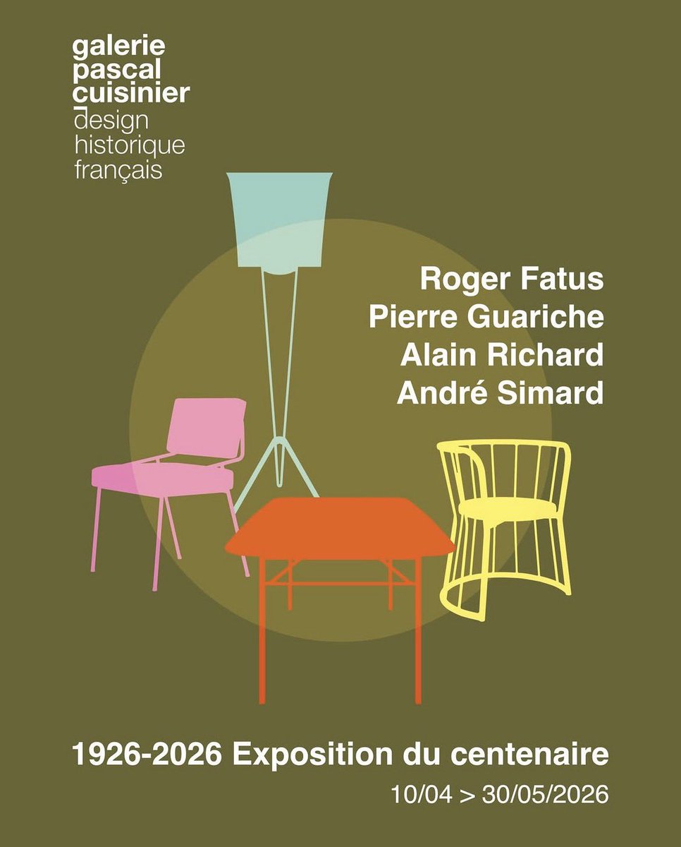 JFGuyot's tweet image. #RSVP #Expo #Design 
À l’occasion du centenaire de quatre designers cultes 
galeriepascalcuisinier.com