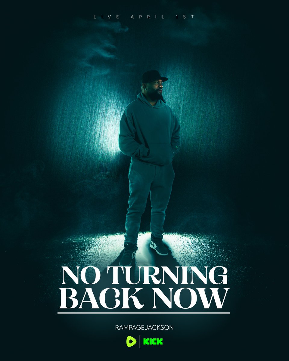 RampageJackson's tweet photo. No turning back..
LIVE today at 5pm MST on Rumble. https://t.co/eZAhk7AXIu