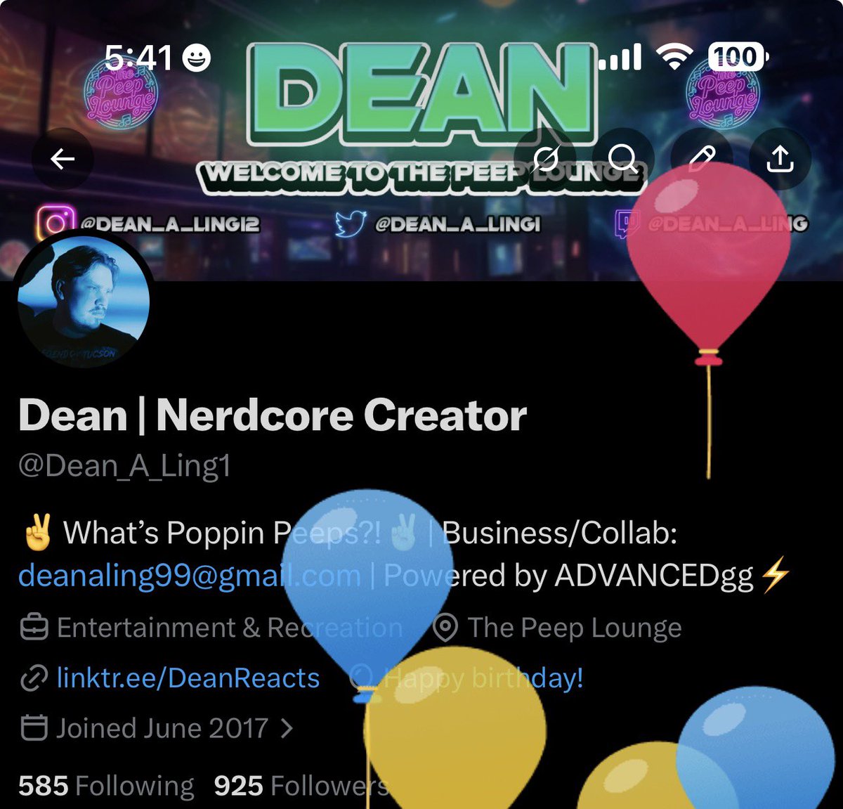 Dean | Nerdcore Creator tweet media