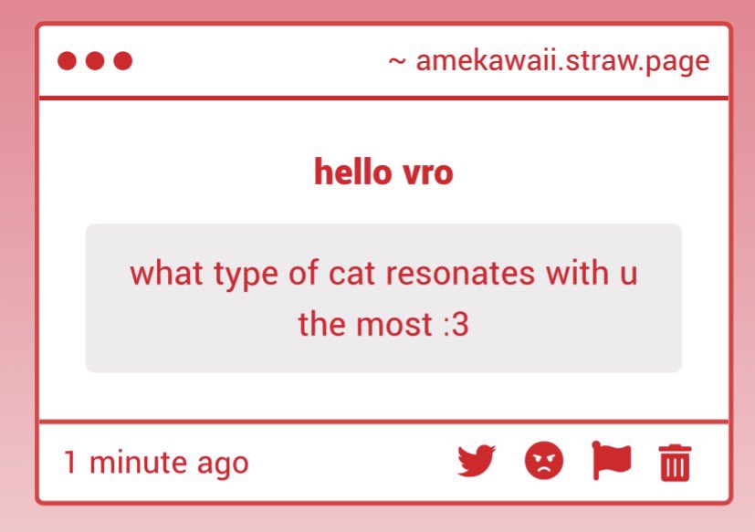 ( ´ㅅ`)；　ame tweet media