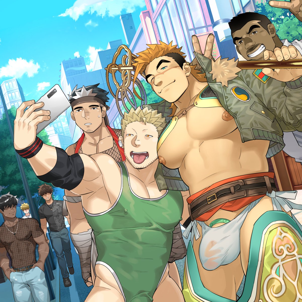 Ero Condo - Yaoi Bara Gay LGBTQ+ mobile game tweet media