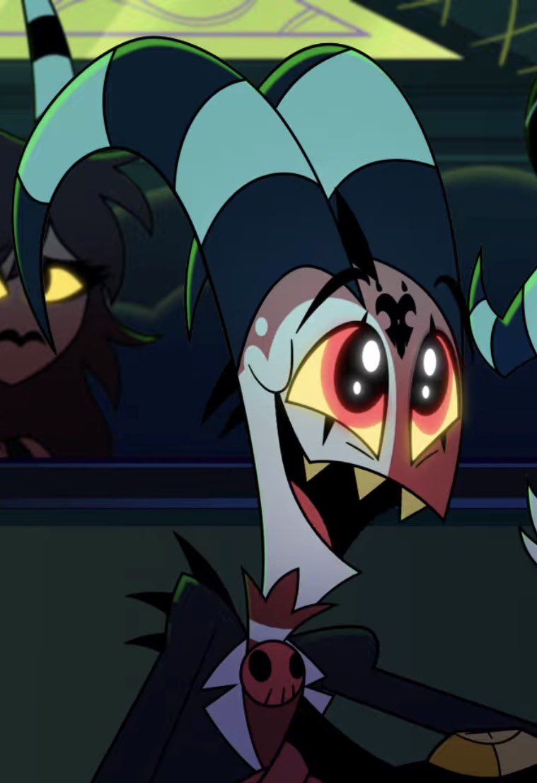 nesspenguin89's tweet image. Needed to get screenshots of him of course 😈😈😈
#HelluvaBoss #Blitz