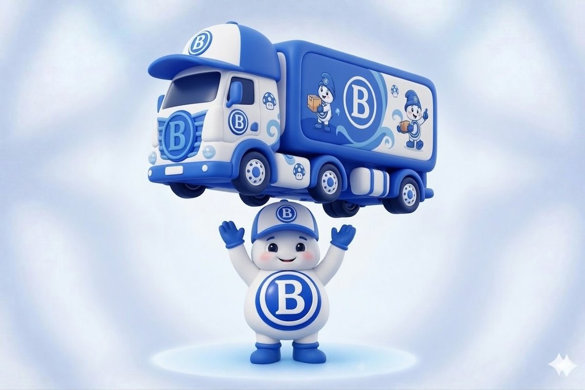 banememetoken's tweet photo. Who said a mascot canβt bench press a whole truck? πͺπ
Our B-Mascot just lifted the entire delivery fleetβ¦ and heβs still smiling!
Strength, style, and service β delivered with a smile. π
Whoβs ready for next-level delivery energy?
#BTeam #MascotPower #DeliveryGoals #BANEMEME #Memecoin #Crypto
