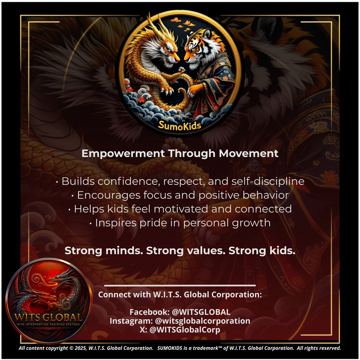 WITSGlobalCorp's tweet image. Through movement, culture, and positive motivation, SumoKids helps children grow in confidence and self‑respect. Students feel proud, engaged, and part of something meaningful.  

#SumoKidsInitiative #PositiveImpact #FutureLeaders #WITSGlobal