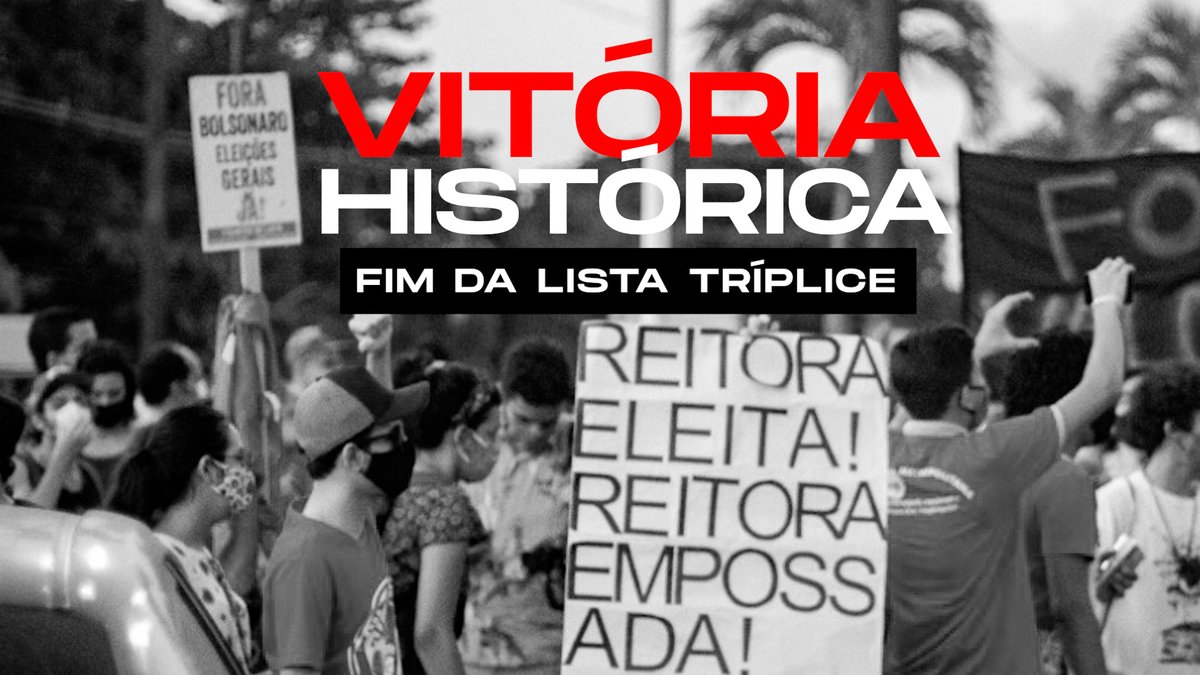VITÓRIA! FIM DA LISTA TRÍPLICE!
o ANDES-SN celebra a derrubada de mais um resquício da ditadura: o fim da lista tríplice. Uma luta longa, árdua, onde por anos, as nomeações de reitoras e reitores desrespeitaram a escolha das comunidades acadêmicas.

Veja: shre.ink/L7rs