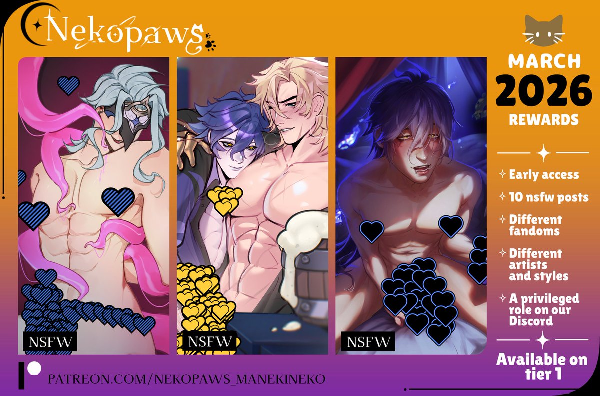 Results for March! Thanks to everyone for attention~

And we are also waiting for you on our patreon where posts appear earlier!