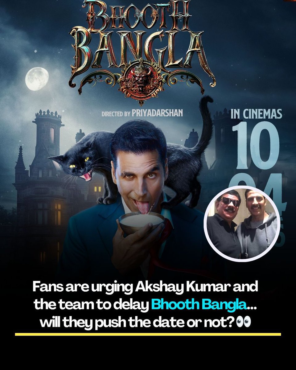 Itni positivity har film ko nahi milti… #BhoothBangla ko time do aur magic hone do ✨