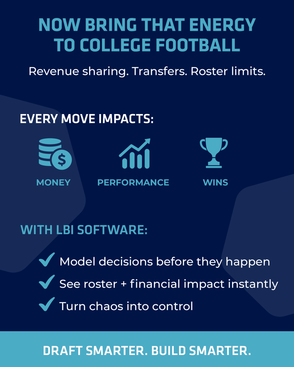 LBiSoftware's tweet photo. Draft night is a moment. Strategy is what sustains it.

The edge belongs to those who see the data differently.

LBi Software makes that possible.

#LBiSoftware #SportsTechnology #DataDriven #NFL #NFLDraft https://t.co/uaS7Ub6WKn