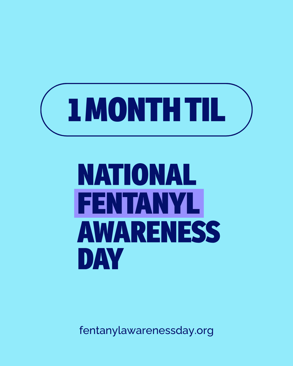 FentAwareDay's tweet photo. We are less than ONE month away from the fourth-annual National Fentanyl Awareness Day! Make a plan to take action and spread the word about fentanyl. Join us on April 29, 2026. #NationalFentanylAwarenessDay #AwarenessToAction #JustSayKnow https://t.co/WAxON2YkjP