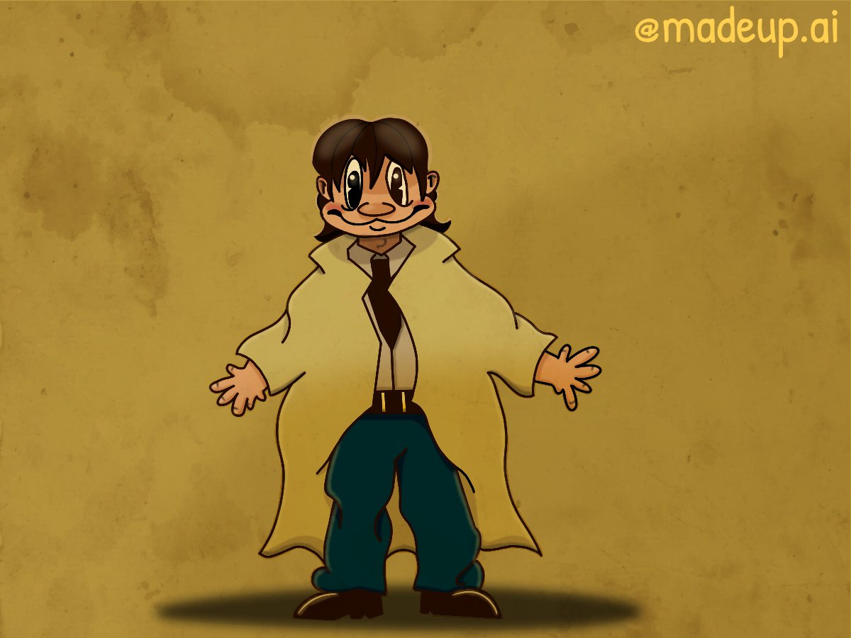 Sentruism's tweet photo. tried out ai, i think i might start using it for my art for the style stuff, copy the prompt below to try for yourself!

"hand-drawn character, rubberhose style, HD, 4k, expressive, believable, Disney style, Looney Tunes Style, 2026 updated". https://t.co/XctMUzgBqX