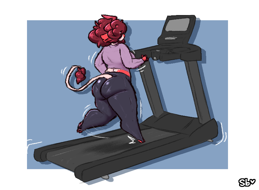 lewdcoalpuff's tweet photo. Europa's finally reaching her fitness goals! So cool! 🙂 https://t.co/W4oWbsD5vQ