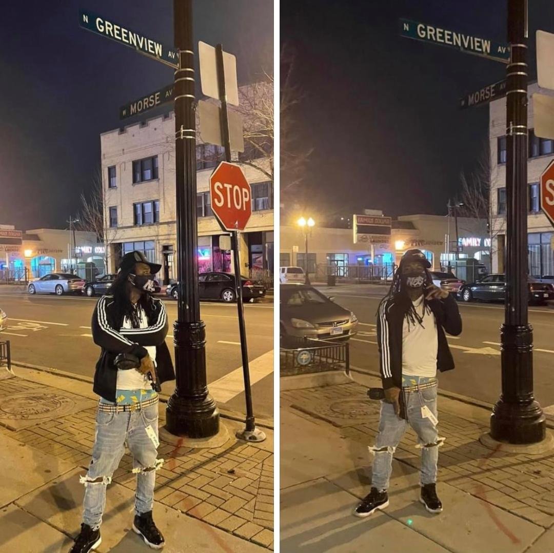 Unsurprisingly, this photo was taken in Ald. Maria Hadden's ward.

Let's hope no Rogers Park resident startles this man.

If you know Rogers Park, Greenview and Morse is just blocks from where Sheridan Gorman was slain.