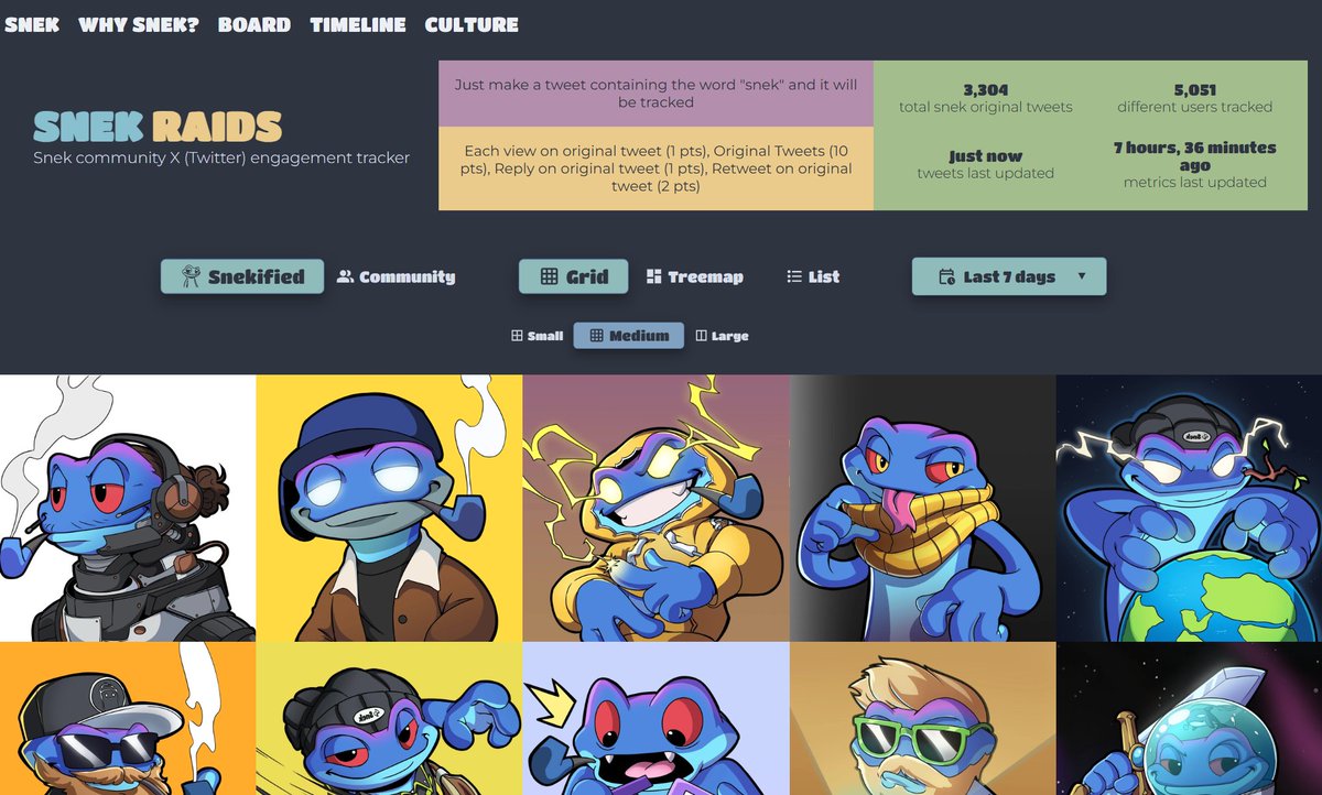 The new $SNEK X contest hits like a throwback to the 2024 laser-eye PFP wave.

Now we have better community, better art, better product, but only one thing doesn't change:

In $SNEK We Trust.