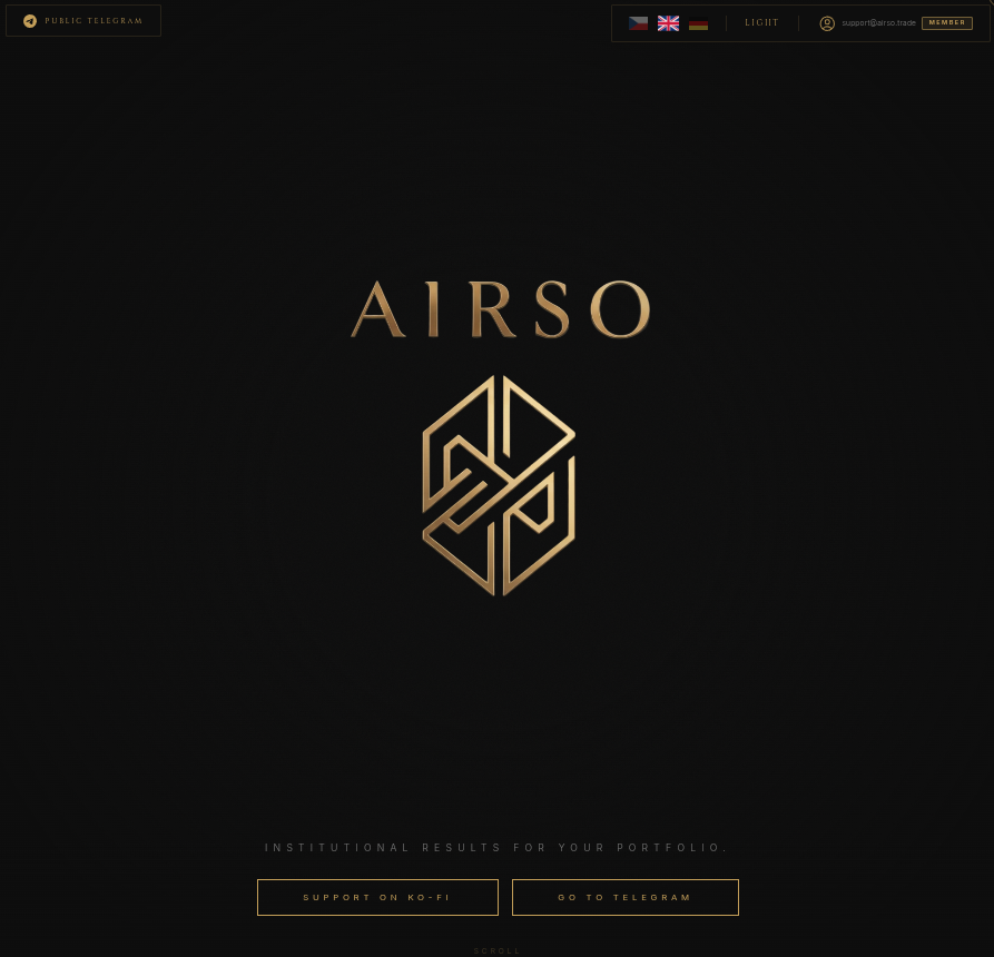 AIRSOtrading's tweet image. Deployment Phase: Active. ⚙️

AIRSO lab is LIVE. 100% open access. Zero paywalls.

Log in to route to our Telegram execution zone. Voluntarily support AWS nodes on Ko-fi.

🔗 airso.trade ☕ ko-fi.com/airso
#airso #algotrading
