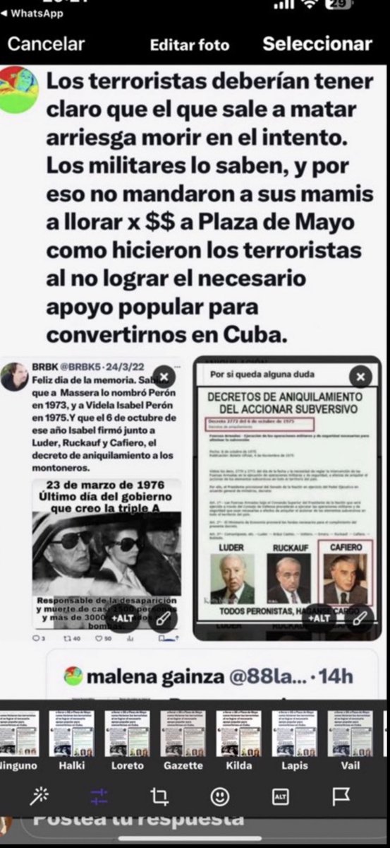 malena gainza tweet media